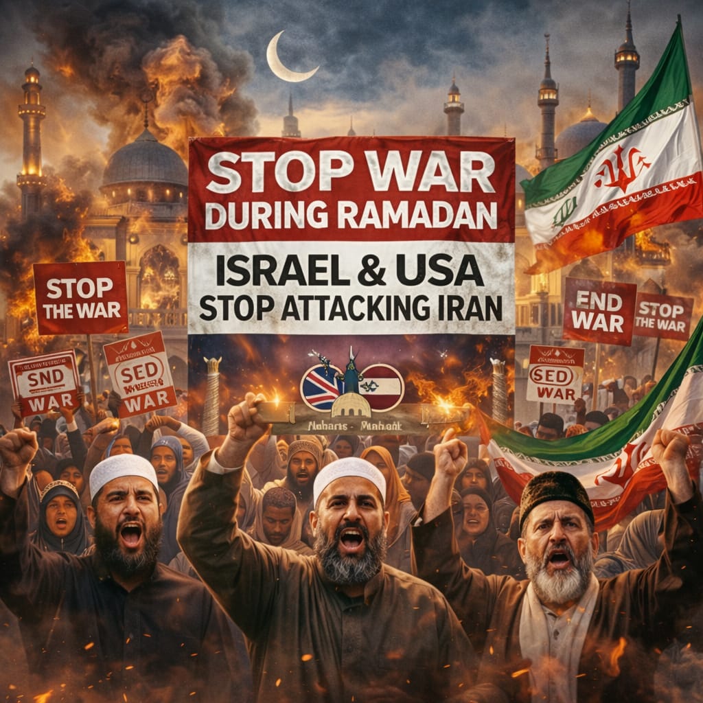 ஜியோனிஸ இஸ்ரேலே! உன் போர் வெறியை நிறுத்து..